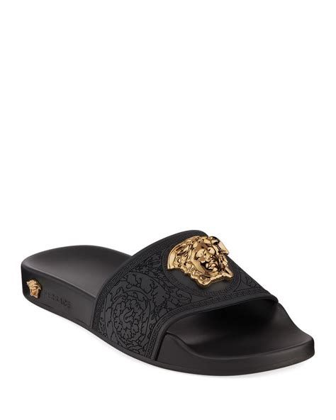 women's versace pool slides|versace palazzo pool slides.